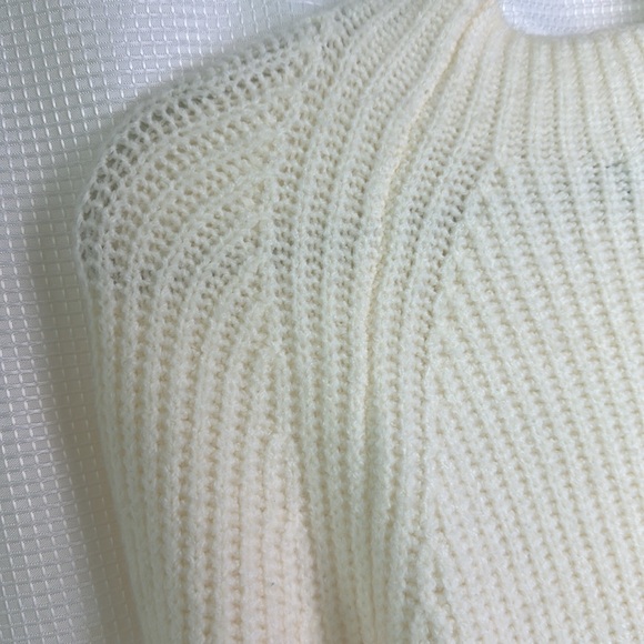 Express Sweater Dress - Ribbed Knit, Long Sleeve, Black, Size M - Picture 11 of 16